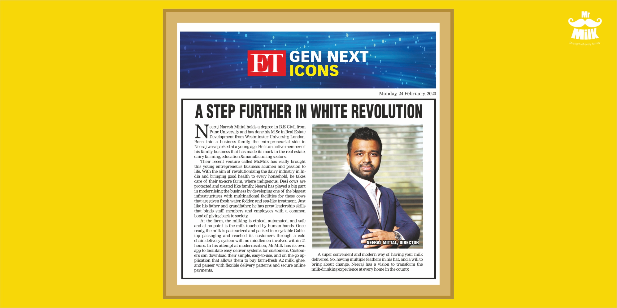 A Step Further in White Revolution