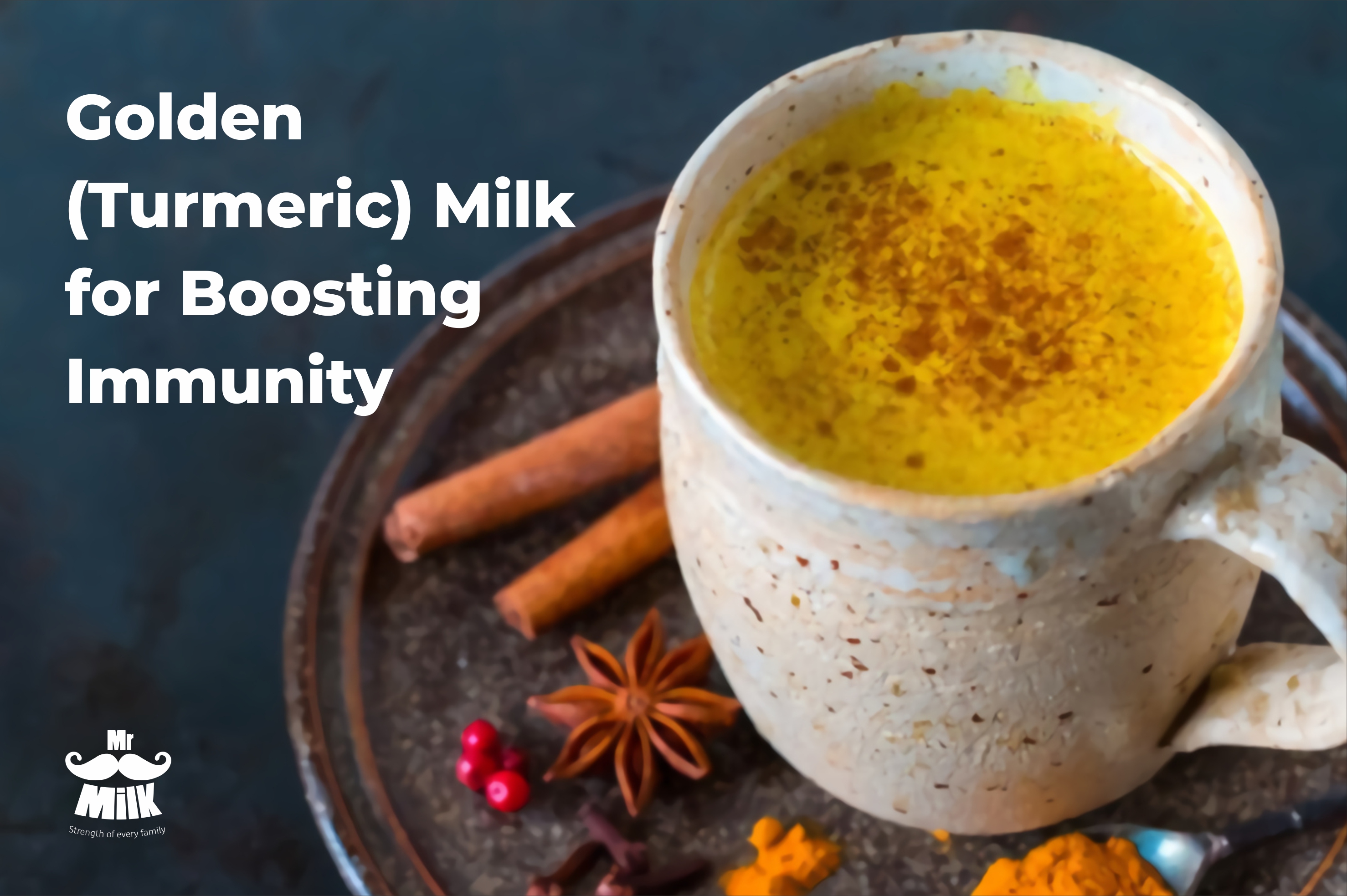 Golden (Turmeric) Milk for Boosting Immunity