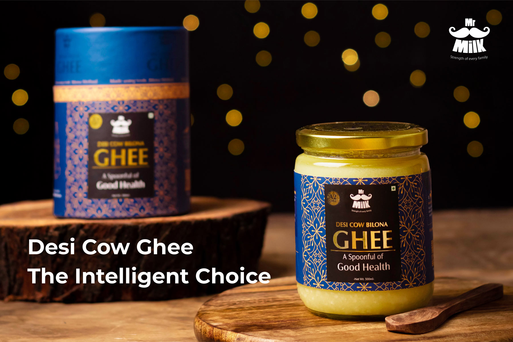 Elevate Your Choices with Mr Milk Desi Gir Cow Ghee.