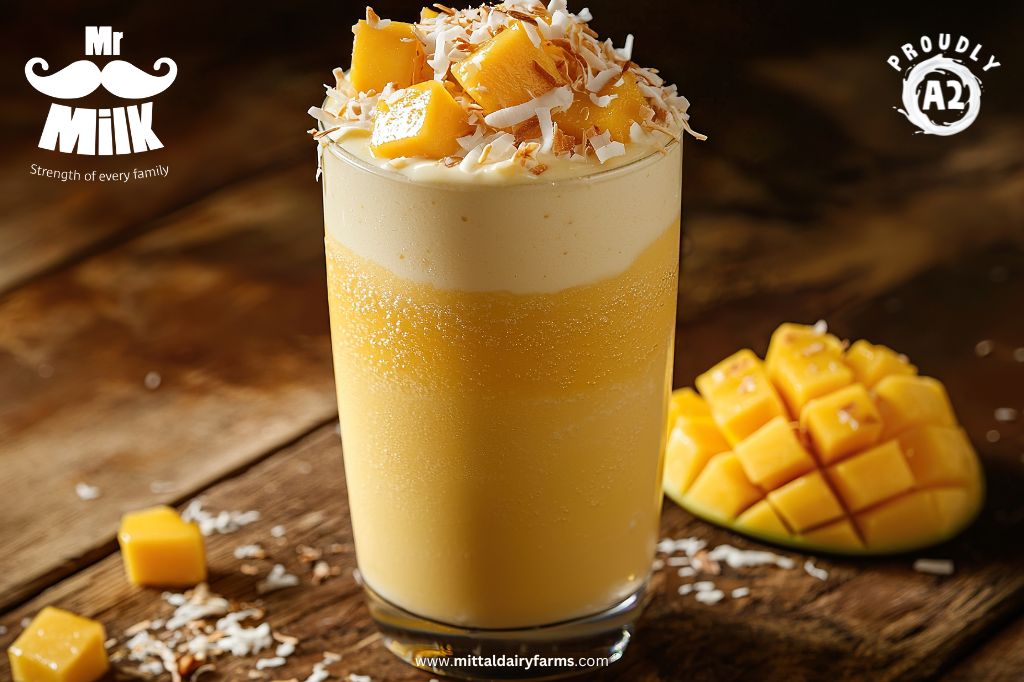 Mango Milkshake with A2 Milk