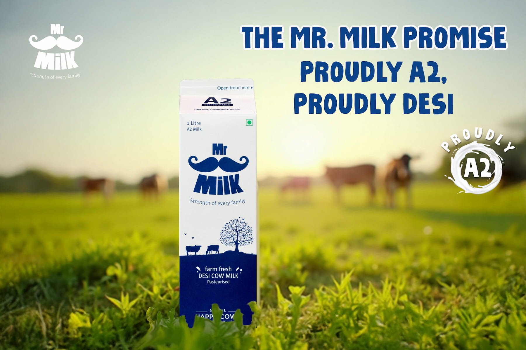 The Mr. Milk Promise: Proudly A2, Proudly Desi