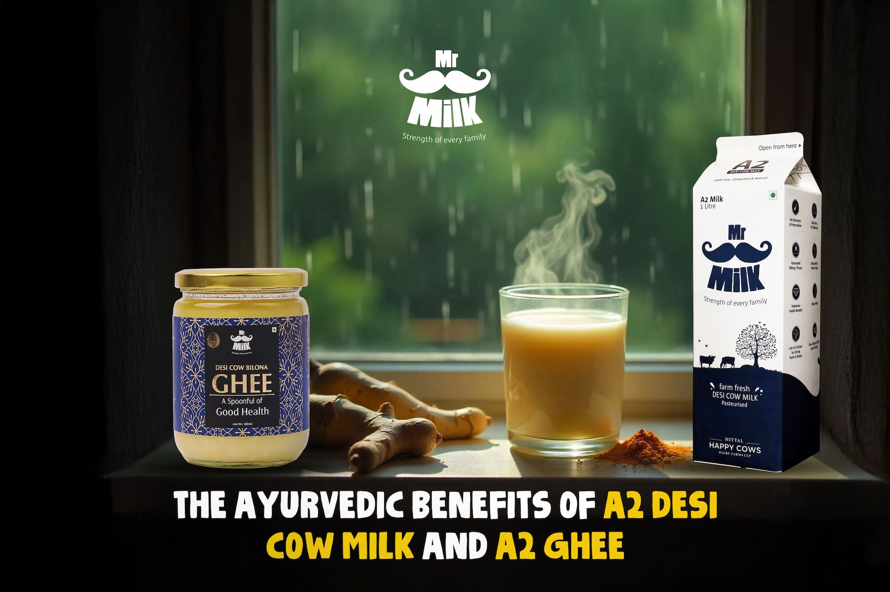 The Ayurvedic Benefits of A2 Desi Cow Milk and A2 Ghee