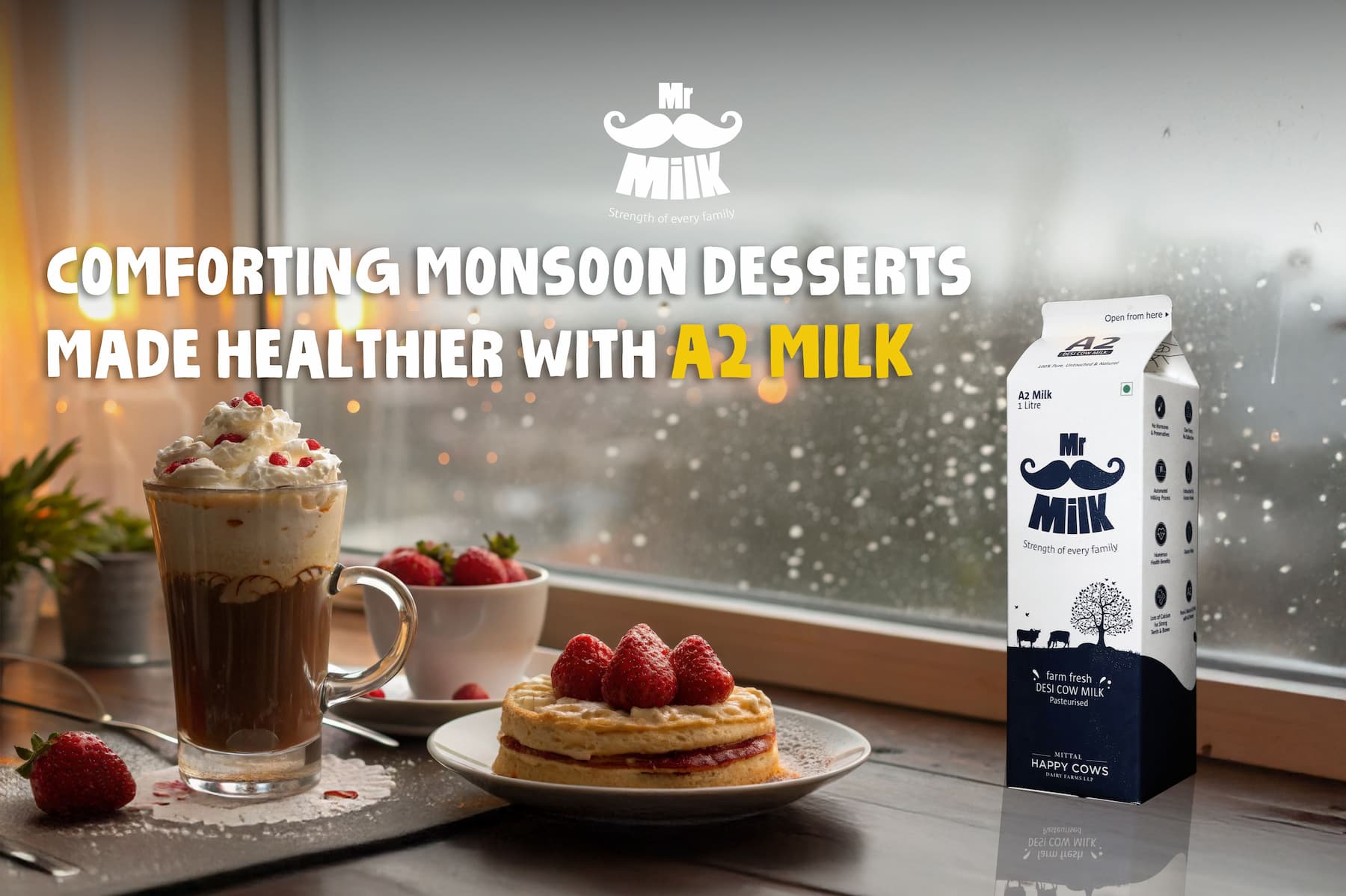 Comforting Monsoon Desserts Made Healthier with A2 Milk