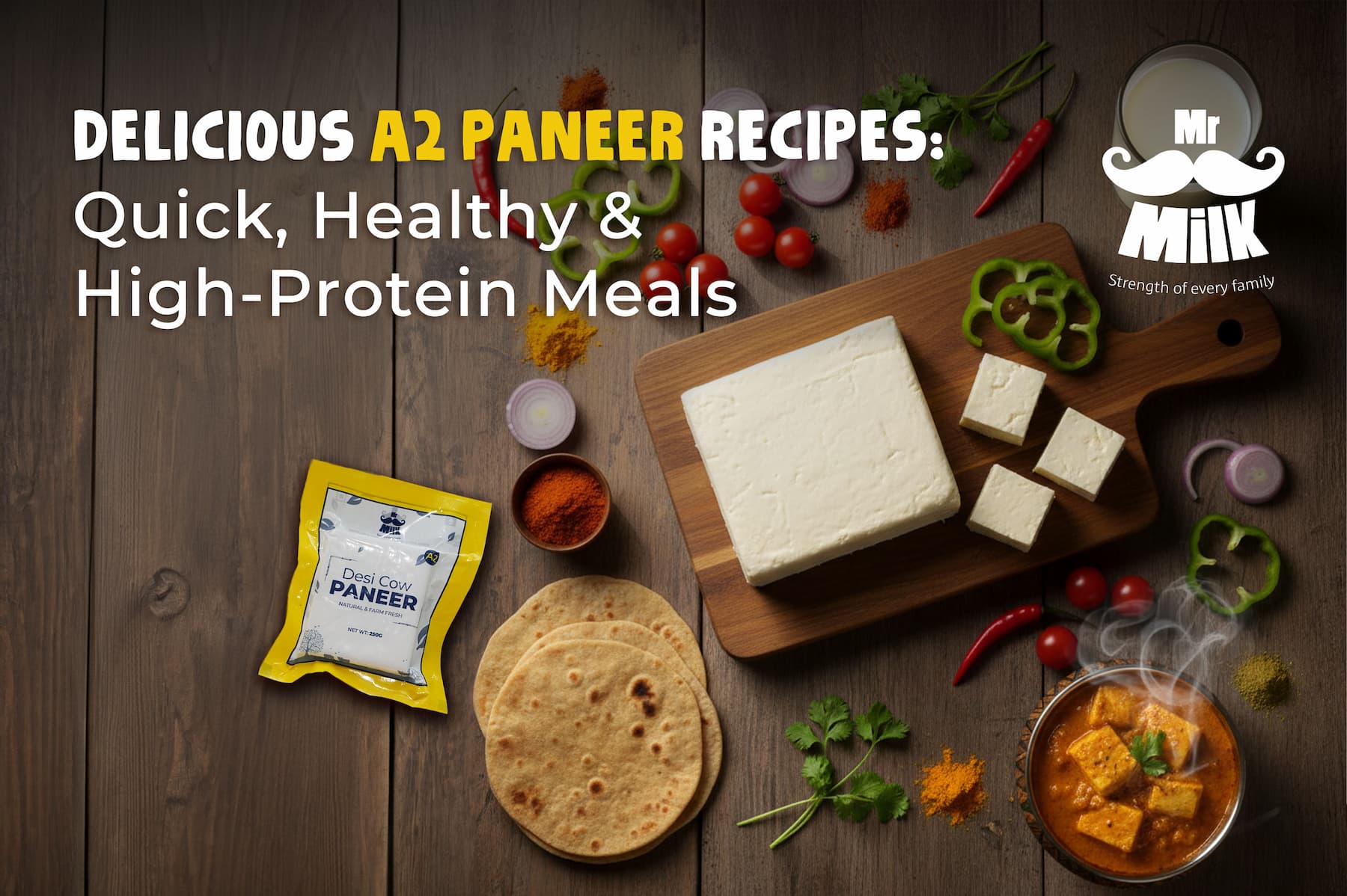 Delicious A2 Paneer Recipes: Quick, Healthy & High-Protein Meals