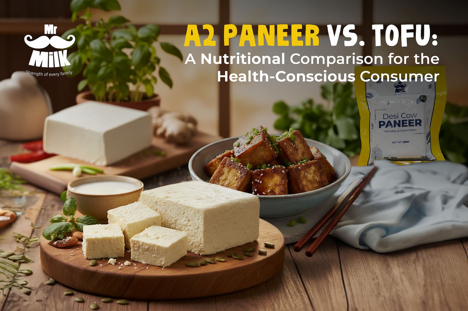 A2 Paneer vs. Tofu: A Nutritional Comparison for the Health-Conscious Consumer
