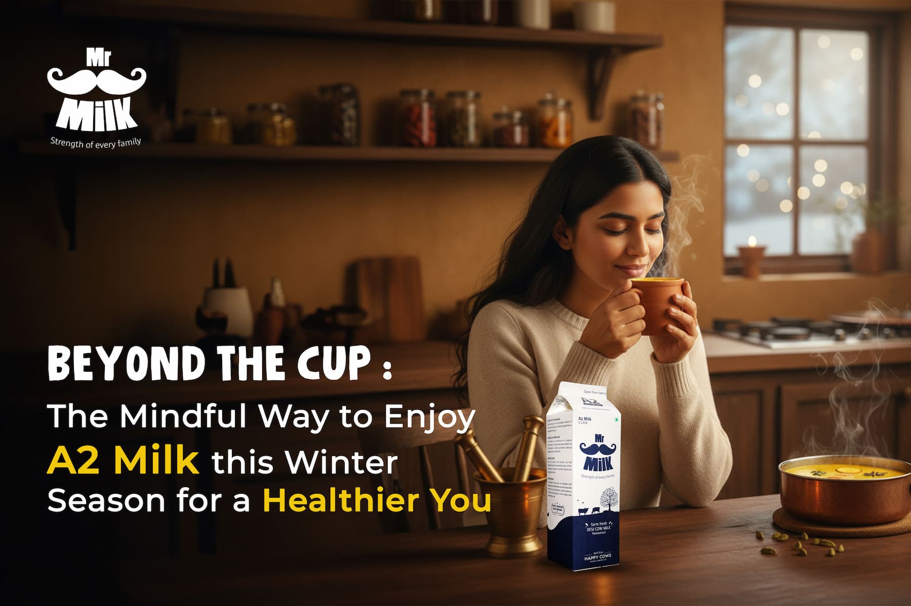 Beyond the Cup: The Mindful Way to Enjoy A2 Milk this Winter Season for a Healthier You