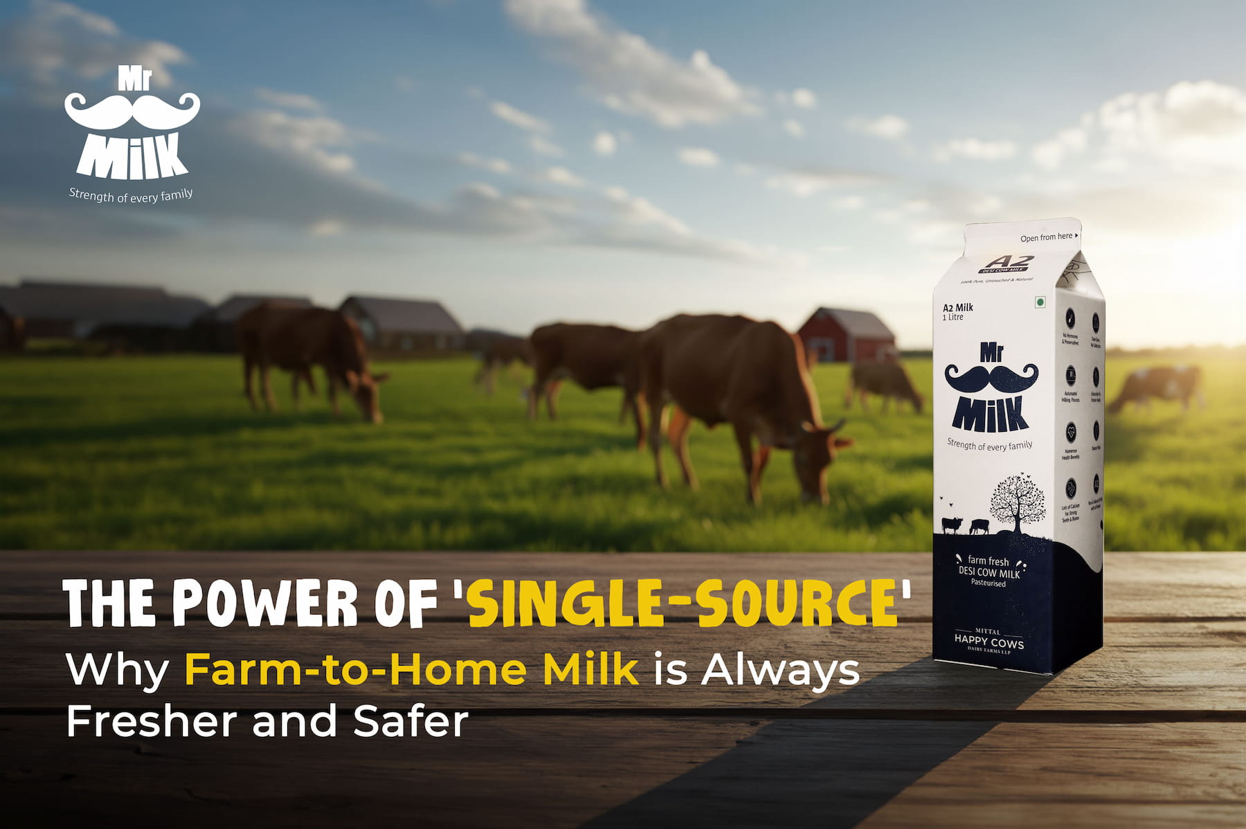 The Power of ‘Single-Source’: Why Farm-to-Home Milk is Always Fresher and Safer?