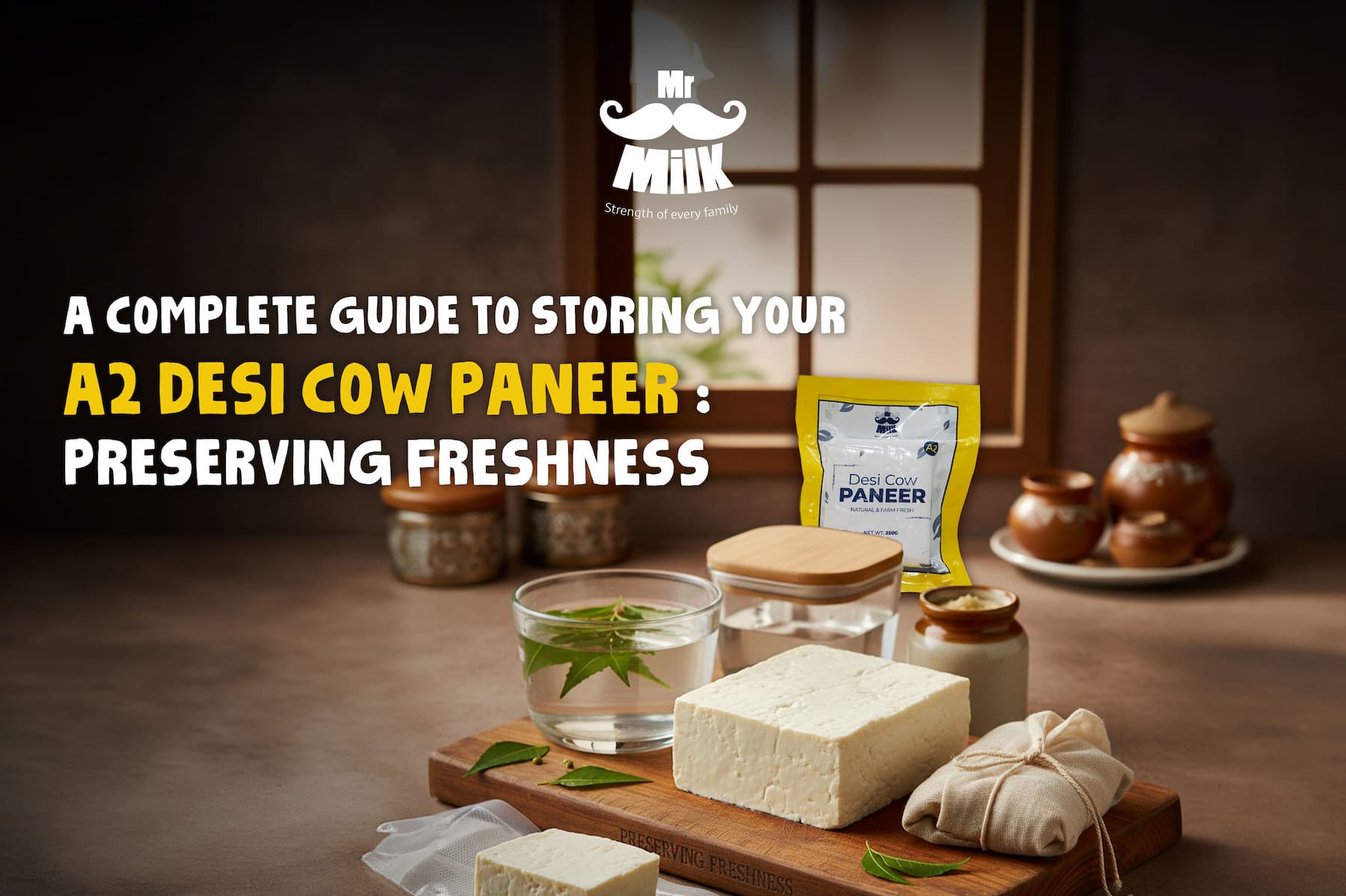 A Complete Guide to Storing Your A2 Desi Cow Paneer: Preserving Freshness