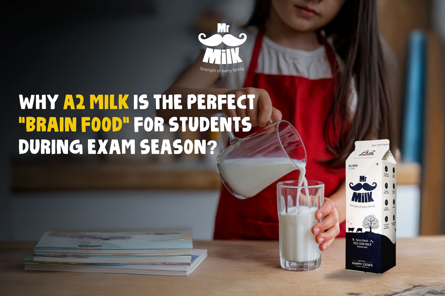 Why A2 Milk is the Perfect “Brain Food” for Students During Exam Season?