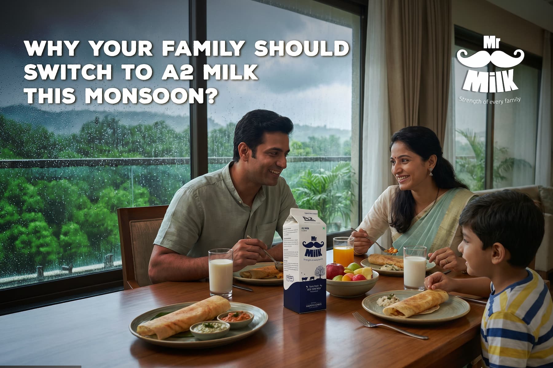 Why Switching to A2 Milk Before the Monsoon is Your Family’s Best Health Move?