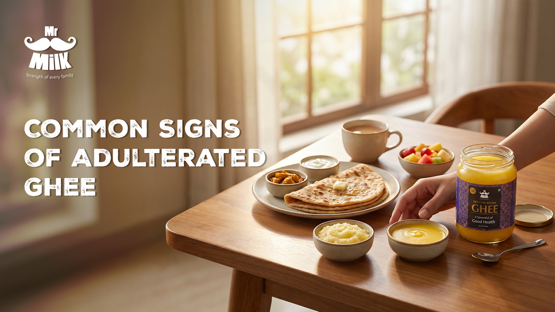 Common Signs of Adulterated Ghee