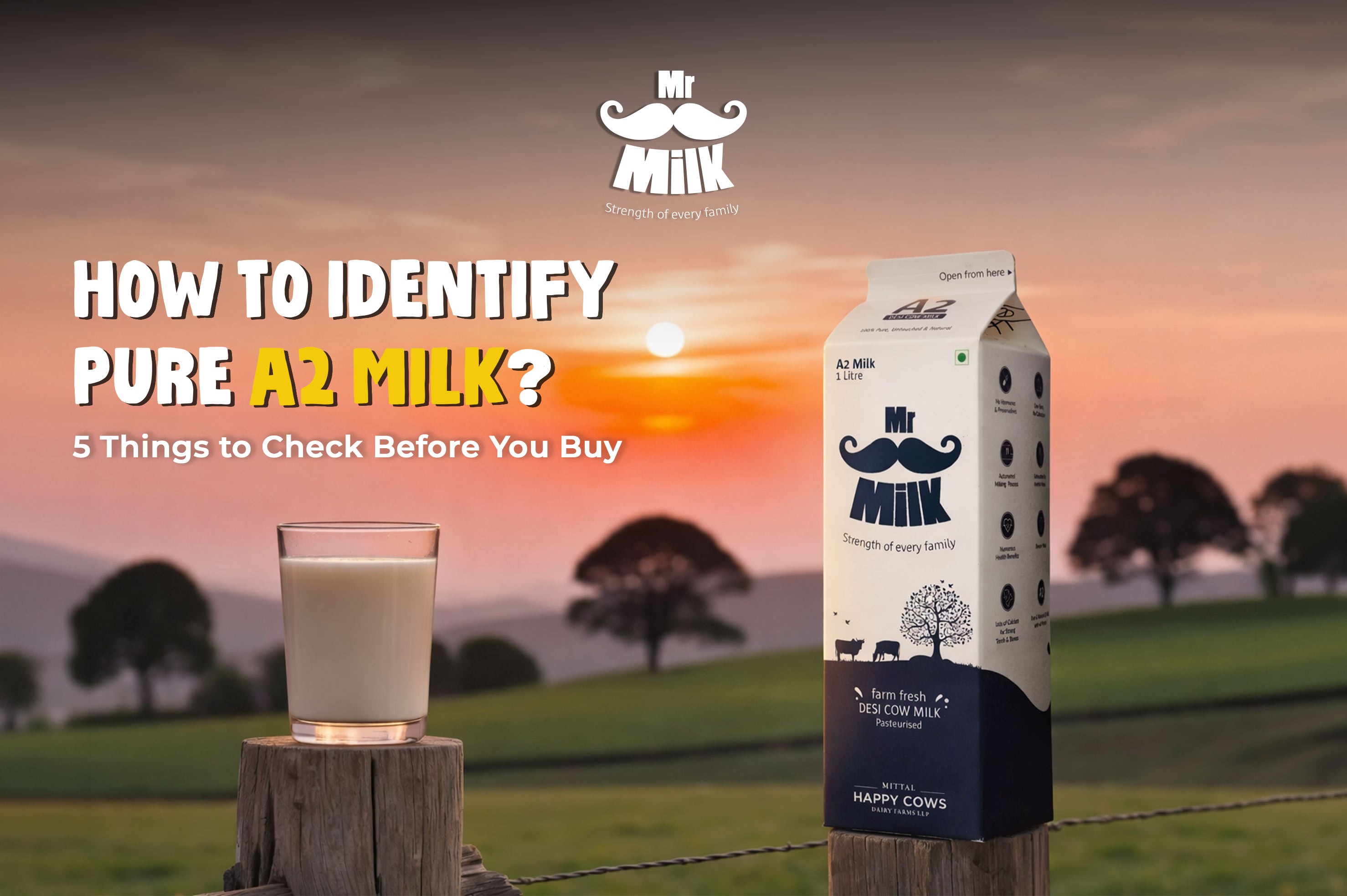 How to Identify Pure A2 Milk? 5 Things to Check Before You Buy