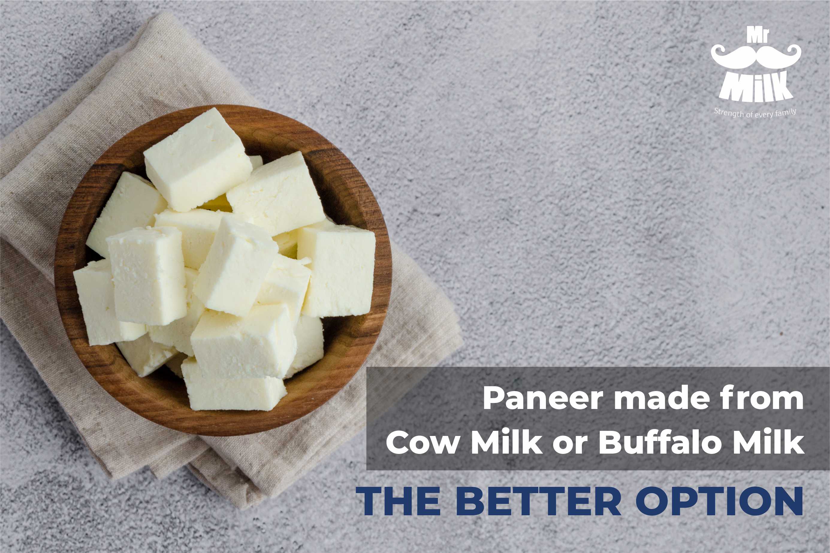Paneer made from Cow Milk or Buffalo Milk - The Better Option