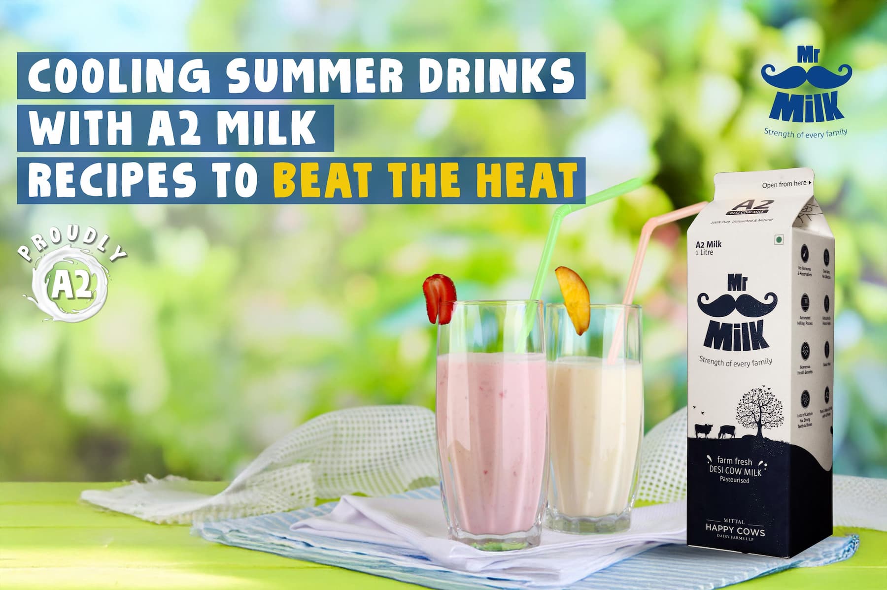 Cooling Summer Drinks with A2 Milk: Recipes to Beat the Heat