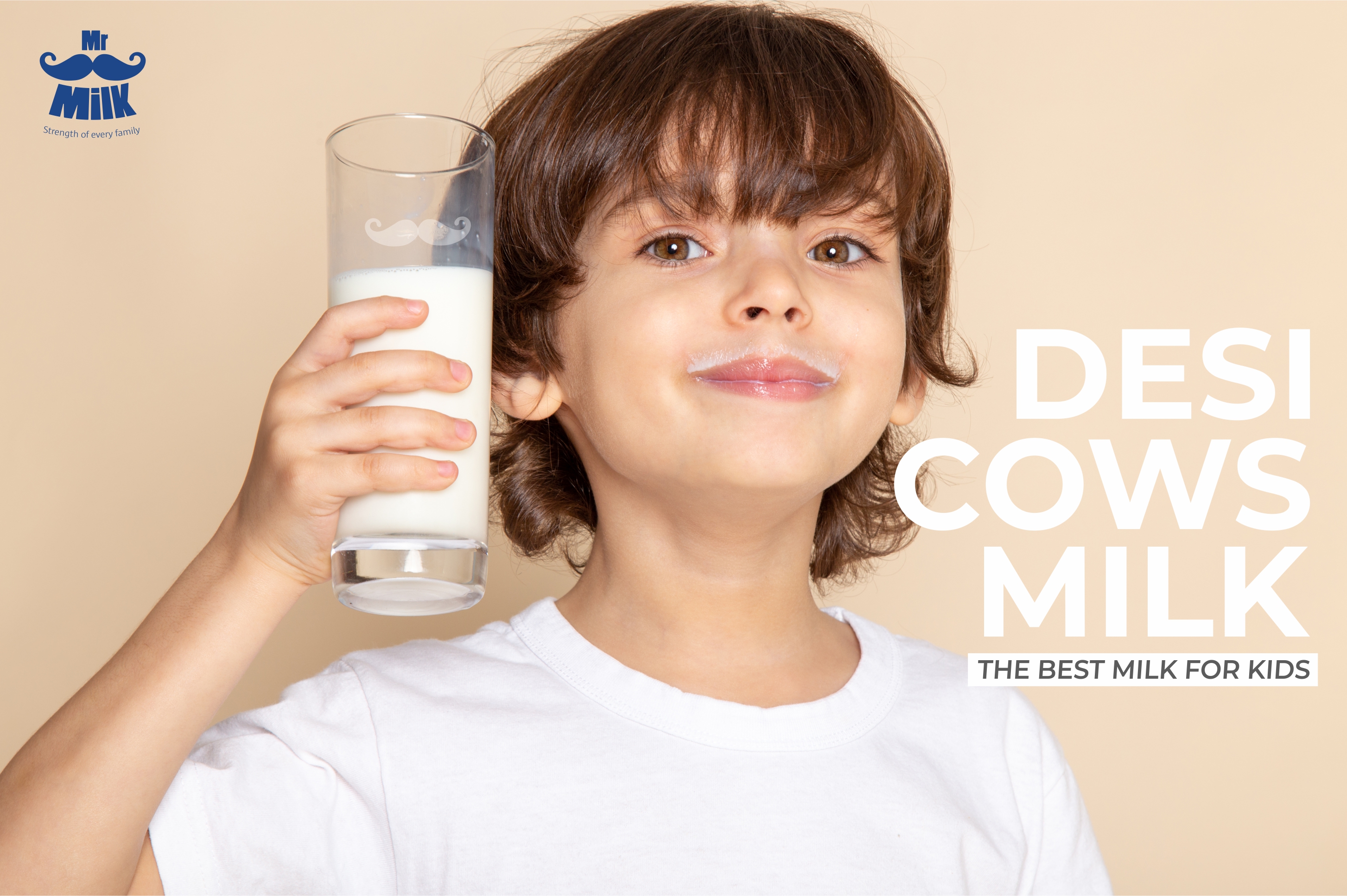 Desi cows milk - the best milk for kids