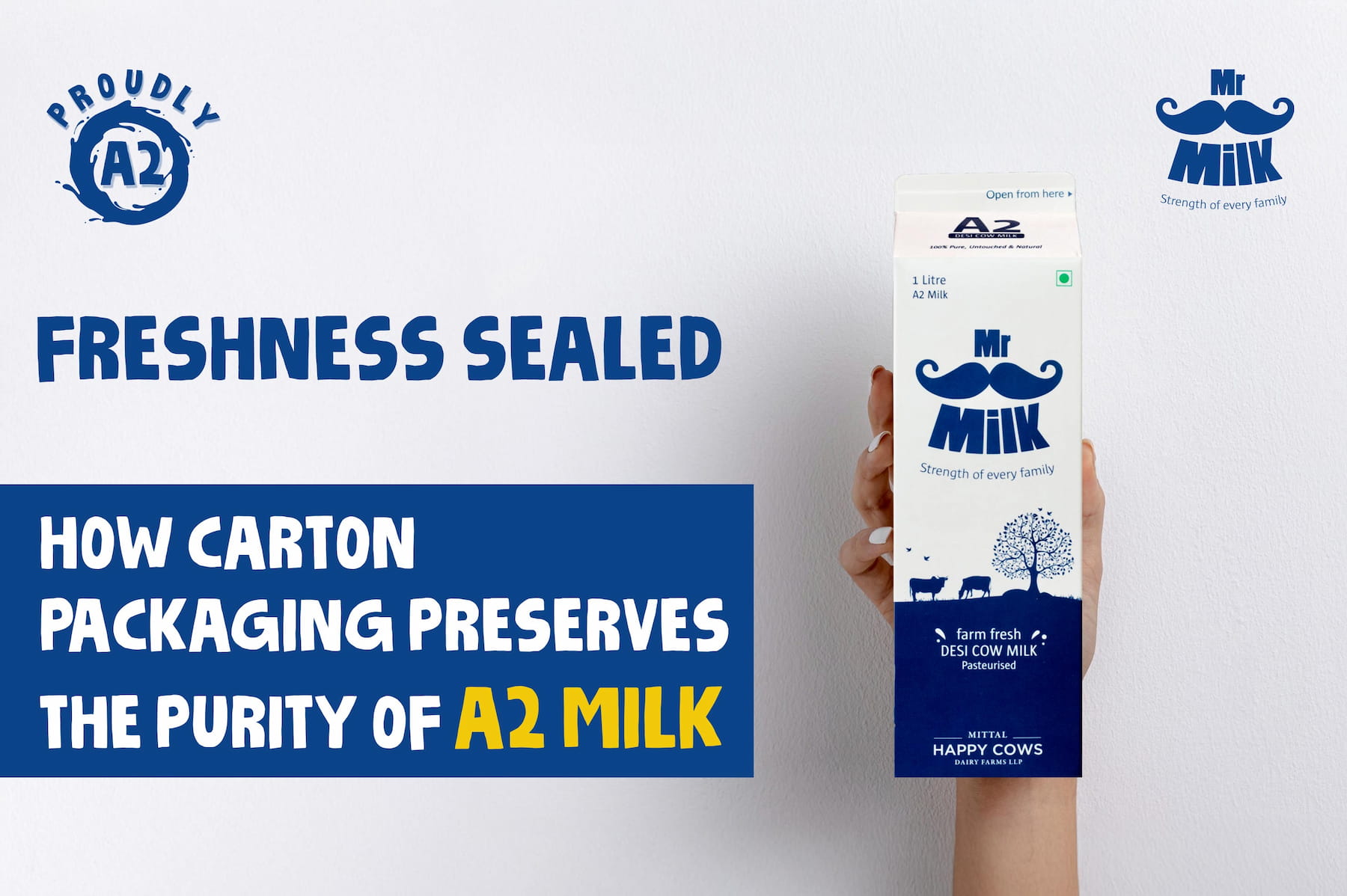 Freshness Sealed: How Mr. Milk’s Carton Packaging Preserves the Purity of A2 Milk