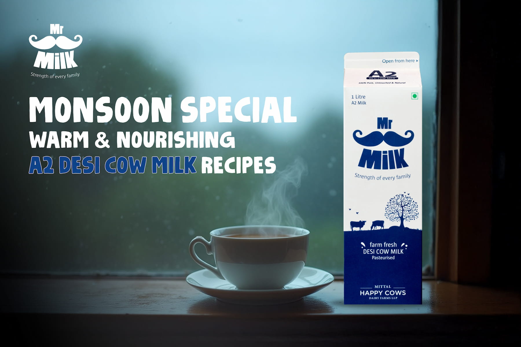 Monsoon Special: Warm & Nourishing A2 Desi Cow Milk Recipes