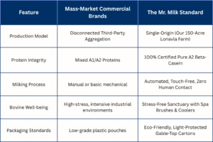 Brand Comparison The Mr. Milk Advantage