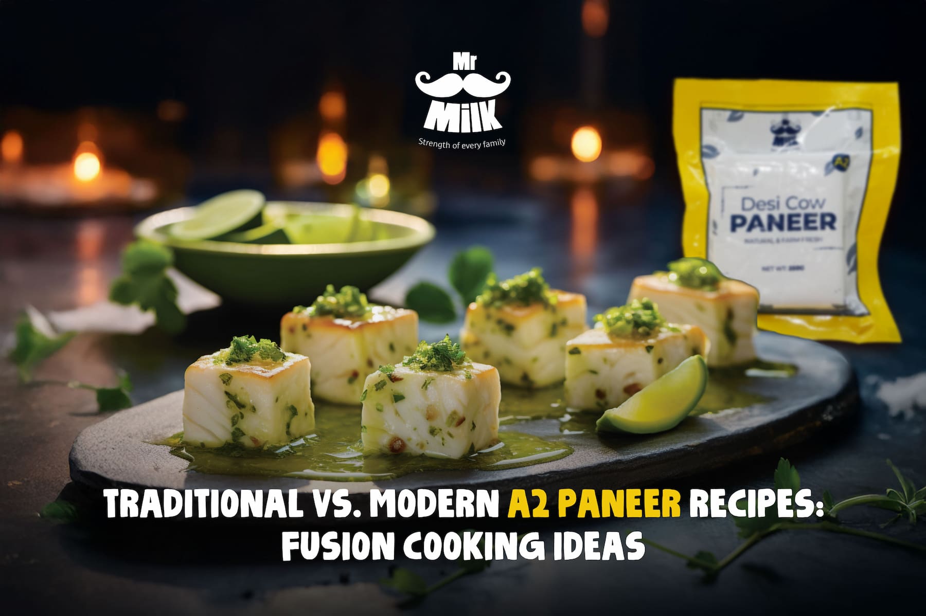 Traditional vs. Modern A2 Paneer Recipes: Fusion Cooking Ideas
