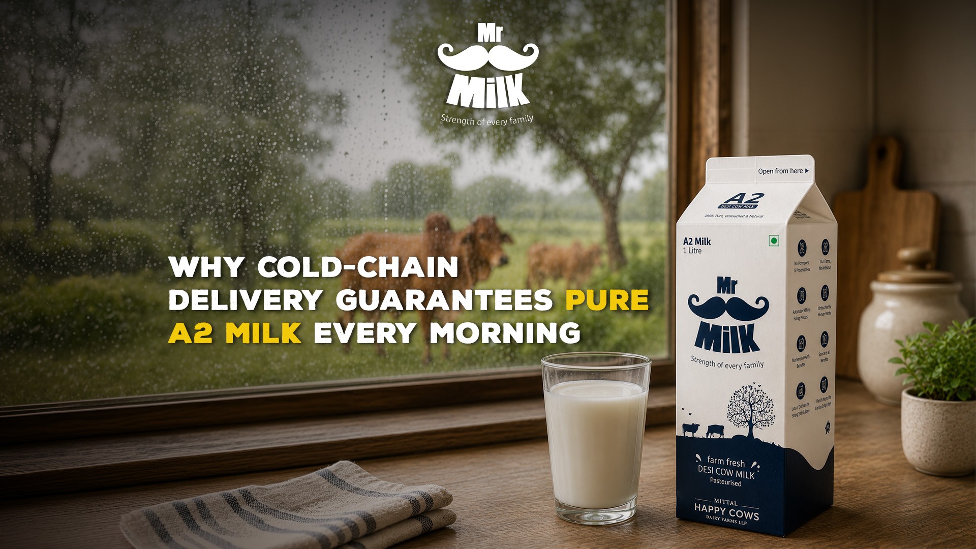 Farm-Fresh, Unadulterated & Chilled: How Cold-Chain Logistics Deliver Pure A2 Milk Daily
